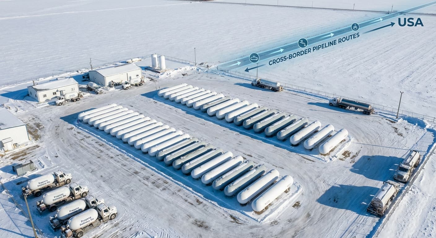February 2026 Canadian Propane Inventories Down From January