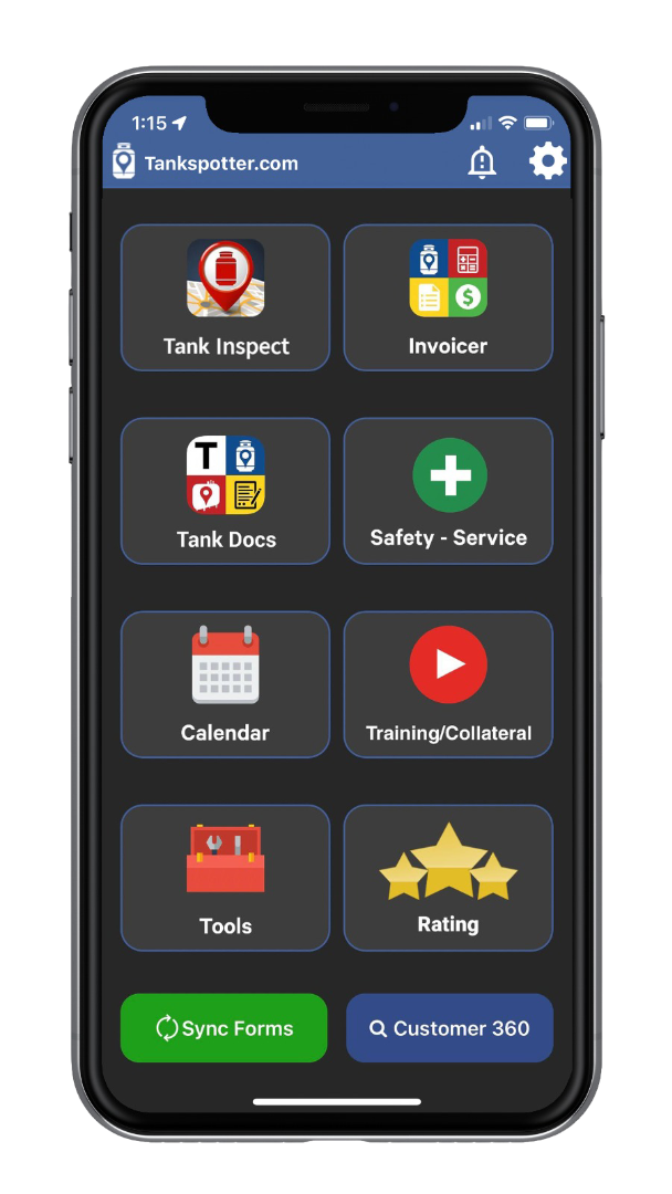 TankSpotter app preview
